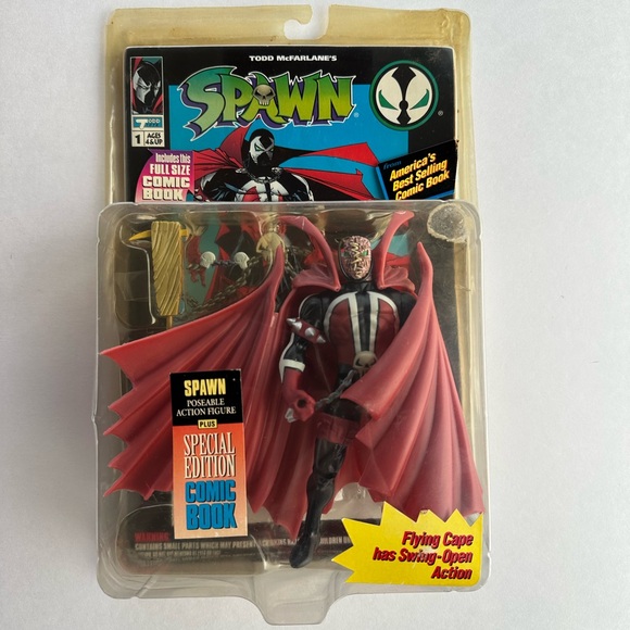 Spawn Hamburger Head Series 1 Action Figure w/ Comic (McFarlane Toys, 1994) - Picture 1 of 8